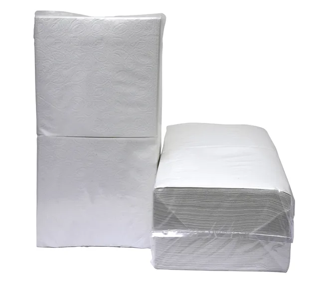 Servetten Blanco 1/4vouw 1-laags 4500 stuks