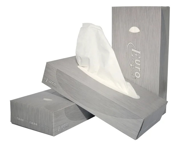Facial tissues Euro Products 2laags 100 vel wit