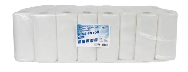 Keukenrol Cleaninq 2laags 50 vel wit