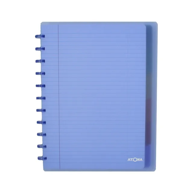 Schrift Atoma A4+ lijn 120blz 90gr PP transp ass