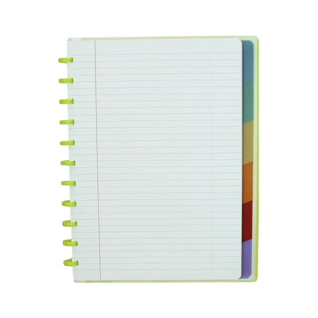 Schrift Atoma A4+ lijn 120blz 90gr PP transp ass