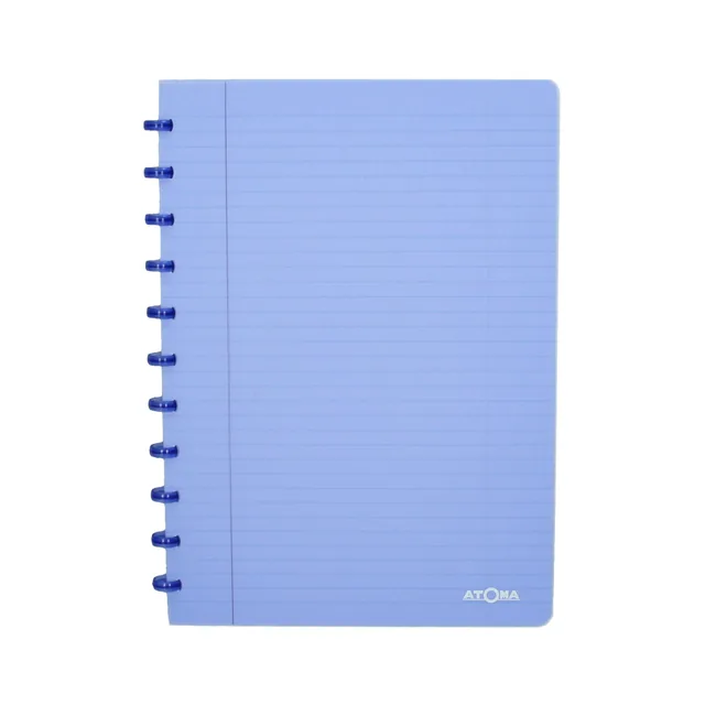 Schrift Atoma A4 lijn 144blz 90gr PP transp ass