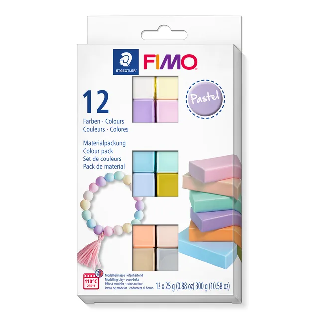 Klei Fimo Staedtler soft colour pastel assorti