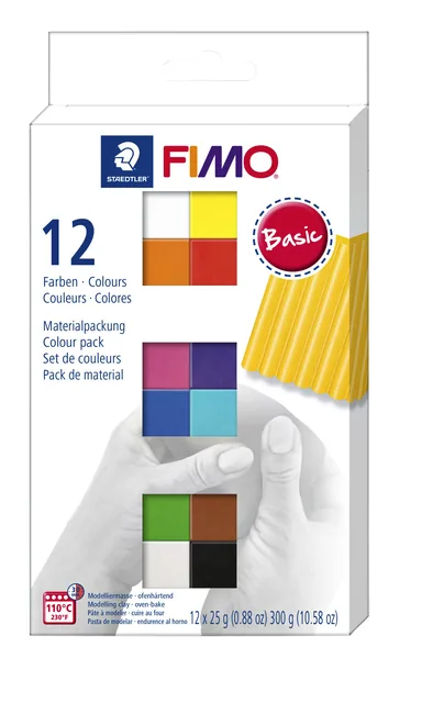 Klei Fimo Staedtler soft colour basic assorti