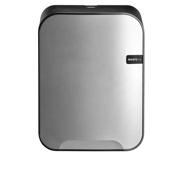 Poetspapierdispenser Quartzline Q16 medium zilver