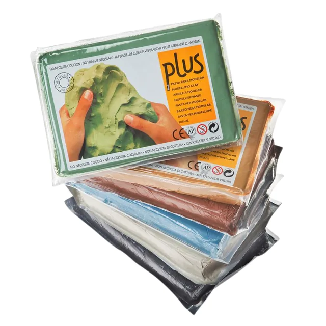 Klei plus 1kg zwart