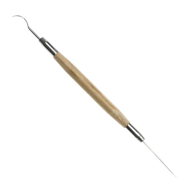 Boetseernaald spatel Conda 20cm met houten handvat