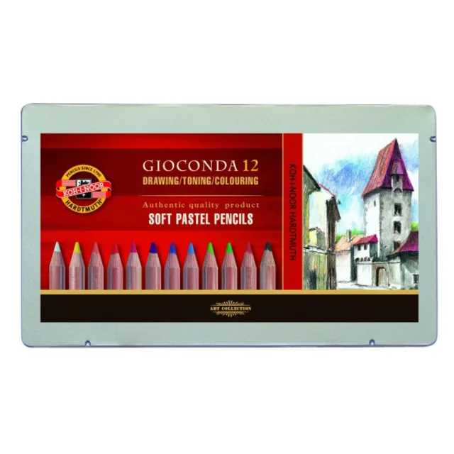 Pastelpotlood Koh I Noor gioconda 12 assorti