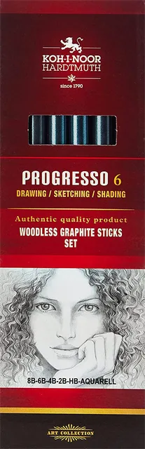 Grafietstift  Koh I Noor progresso 8915 HB 8B aqua