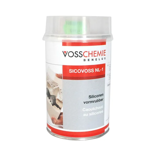 Vormrubber Voss gietsiliconen 1kg verharder