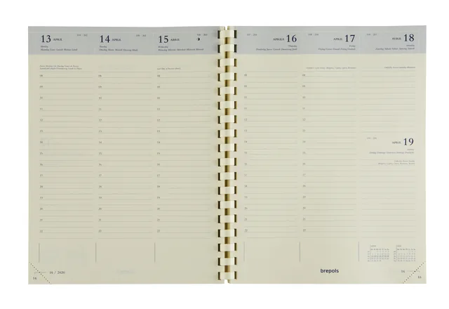 Agenda 2027 Brepols Timing Pal 7d/2p spiraal zw