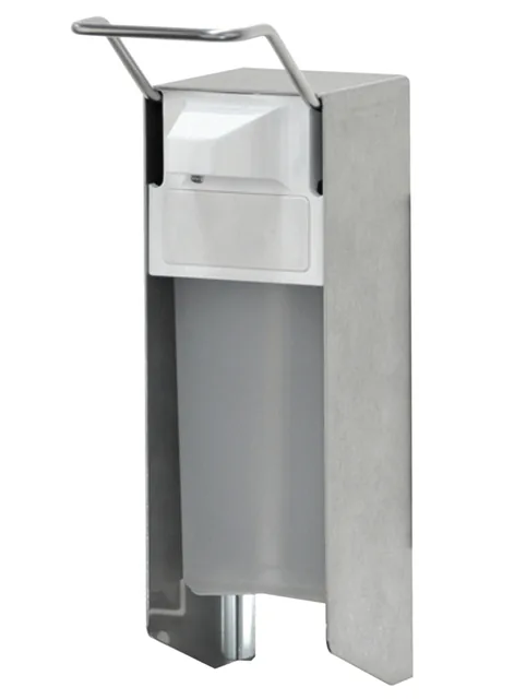 Zeepdispenser Ingoman korte beugel 500ml zilver