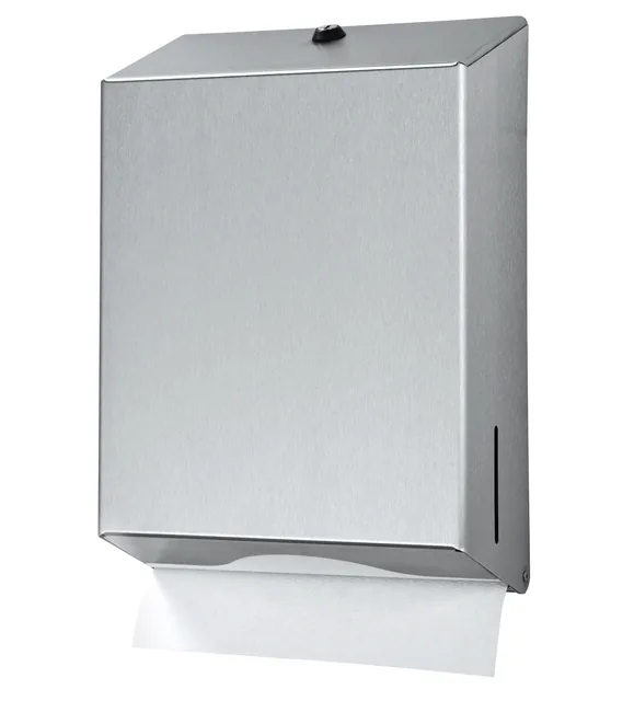 Handdoekdispenser Euro Products groot zilver