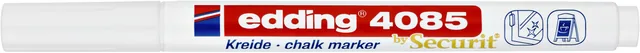 Krijtstift edding 4085 rond 1-2mm wit