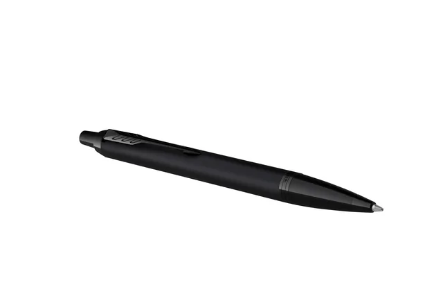 Balpen Parker IM Achromatic GB M mat zwart