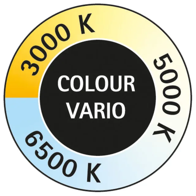 Bureaulamp MAUL Pearly LED colour vario zwart