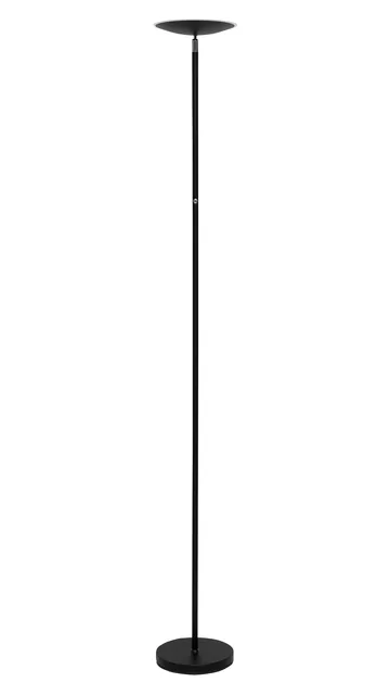 Vloerlamp MAUL Sphere LED dimbaar hoog 183cm zwart