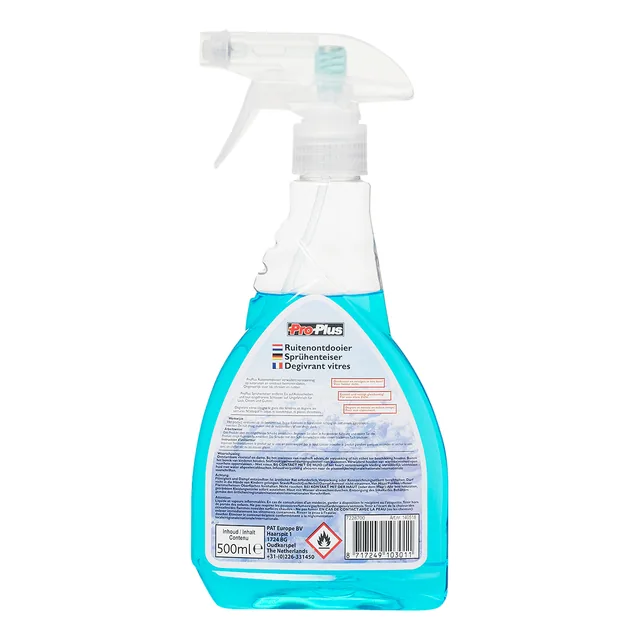 Ruitenontdooier ProPlus spray 500ml blauw