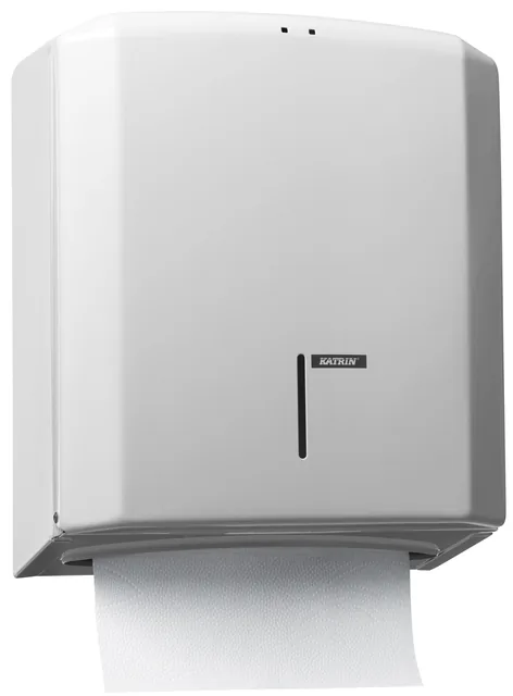 Handdoekdispenser Katrin medium wit 988113