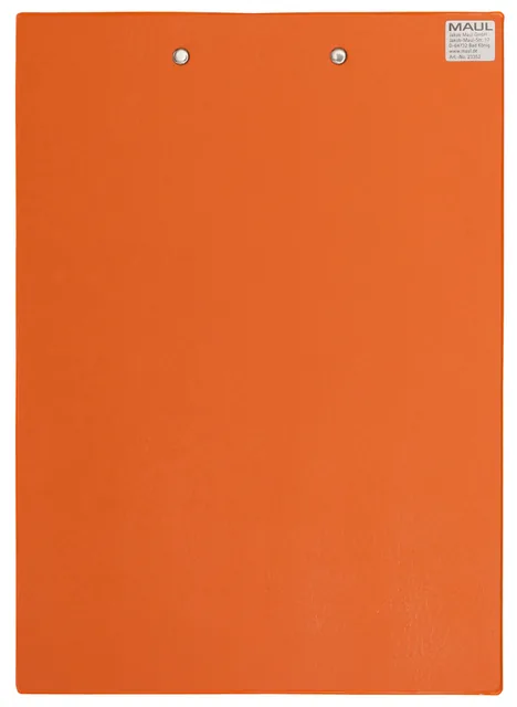 Klembord MAUL A4 staand PVC neon oranje
