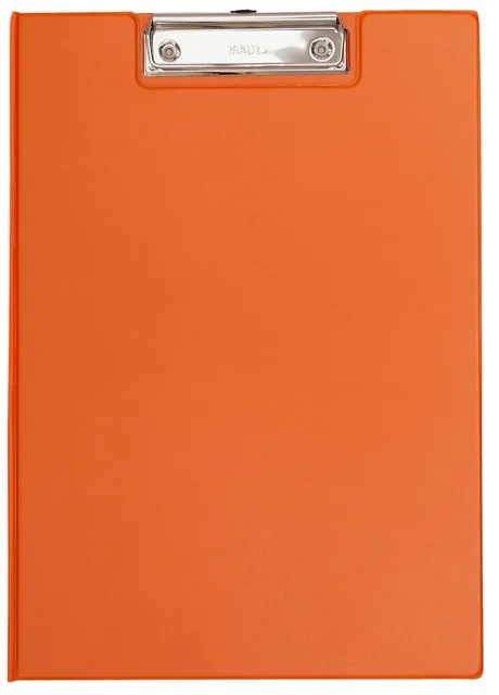 Klembordmap MAUL A4 staand penlus PVC neon oranje