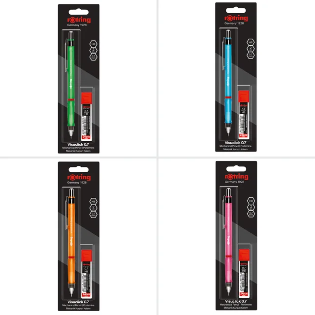 Vulpotlood rOtring Visuclick 0.7mm assorti