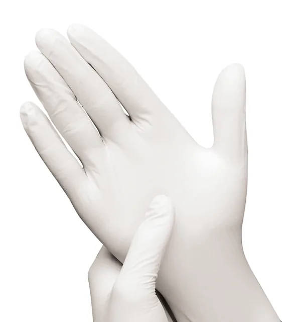 Handschoen Hynex nitril M wit 3.5g 100 stuks