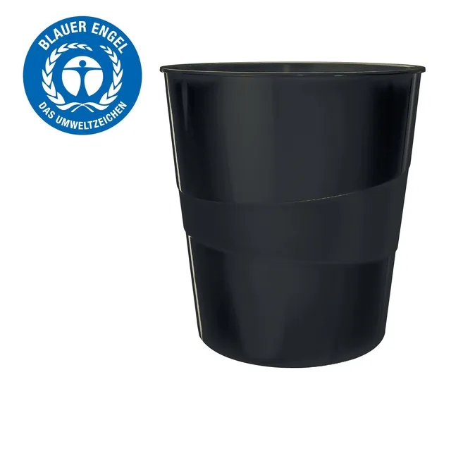 Papierbak Leitz Recycle 15 liter zwart