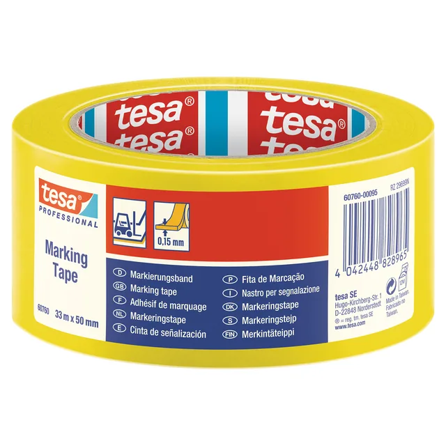 Markeringstape tesa Prof 60760 PV1 50mmx33m gl