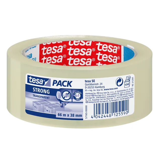 Verpakkingstape tesapack Strong 66mx38mm tr