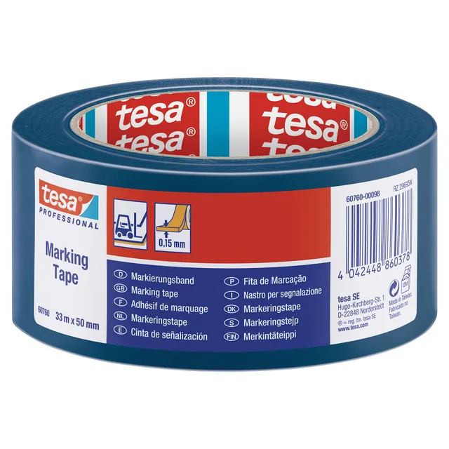 Markeringstape tesa® Prof 60760 PV1 50mmx33m bl