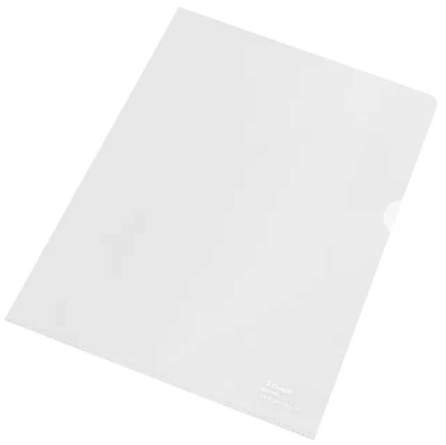 L-map Esselte A4 gerecycled transparant
