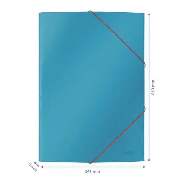 Elastomap Leitz Cosy A4 3-kleps blauw