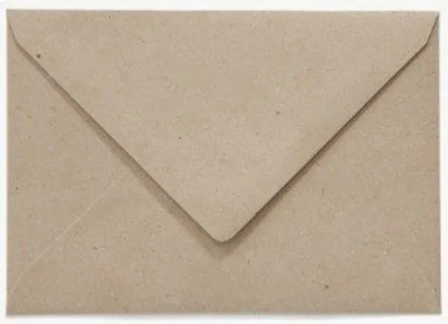 Envelop Papicolor EA5 156x220mm kraft grijs