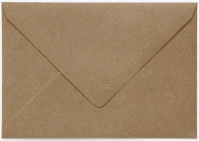 Envelop Papicolor EA5 156x220mm recycled kraft br