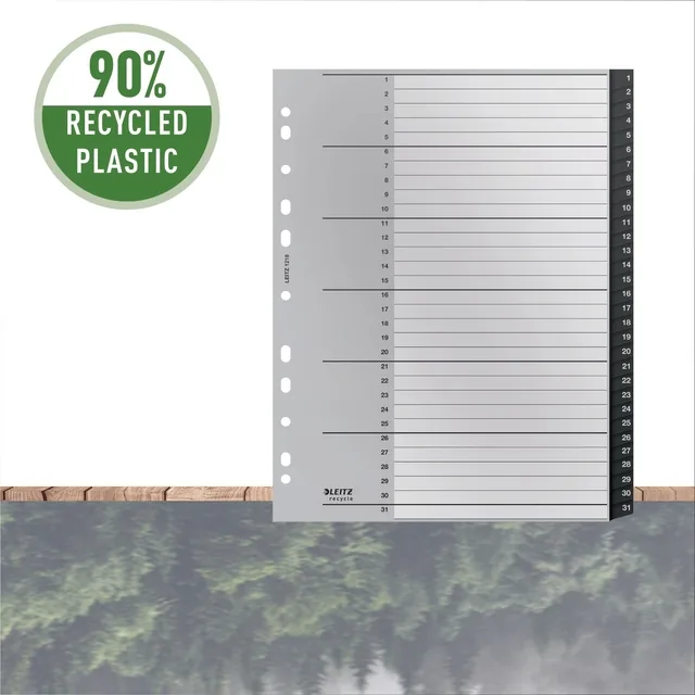 TABBLAD LEITZ RECYCLE A4 1-31 EXTRA BREED PP