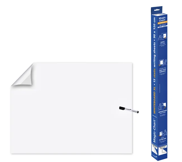 Magic Chart Legamaster whiteb XL 90x120cm wt 15v