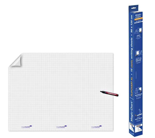 Magic Chart Legamaster flipchart 90x120cm wt ruit