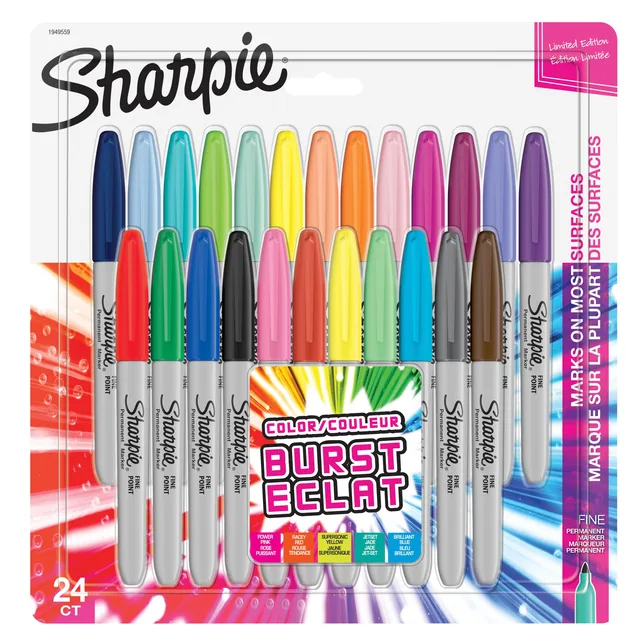 Viltstift Sharpie Burst Eclat F assorti