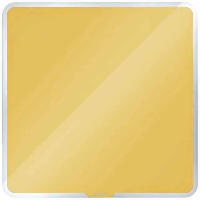 GLASBORD LEITZ COSY MAGNETISCH 450X450MM GEEL
