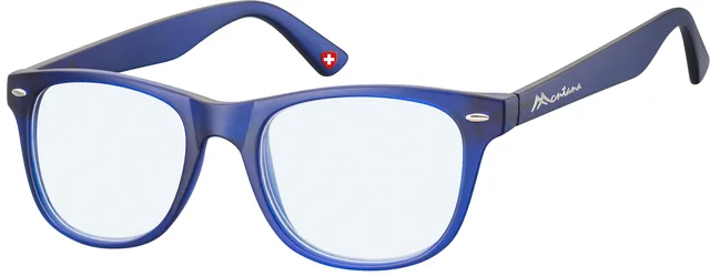 Leesbril Montana +1.00dpt blue light filter blauw