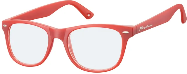 Bril Montana +0.00dtp blue light filter rood