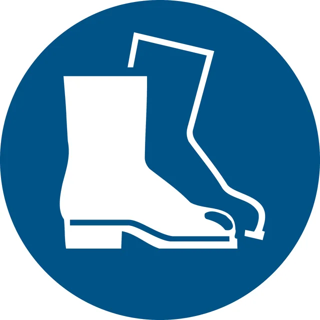 Pictogram Djois Veiligheidsschoenen verplicht bl
