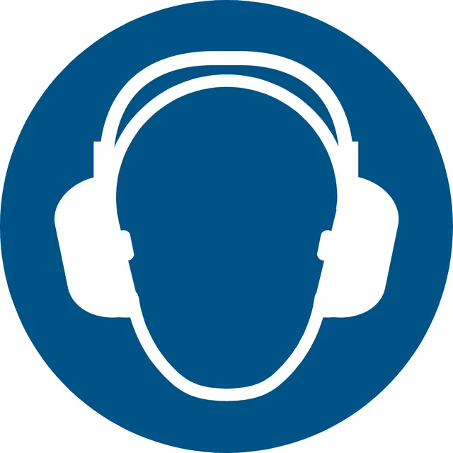 Pictogram Djois Gehoorbescherming verplicht bl