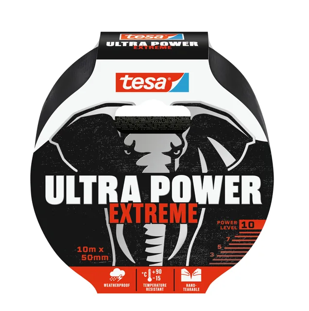 Reparatietape tesa Ultra Power Extreme 10mx50mm zw