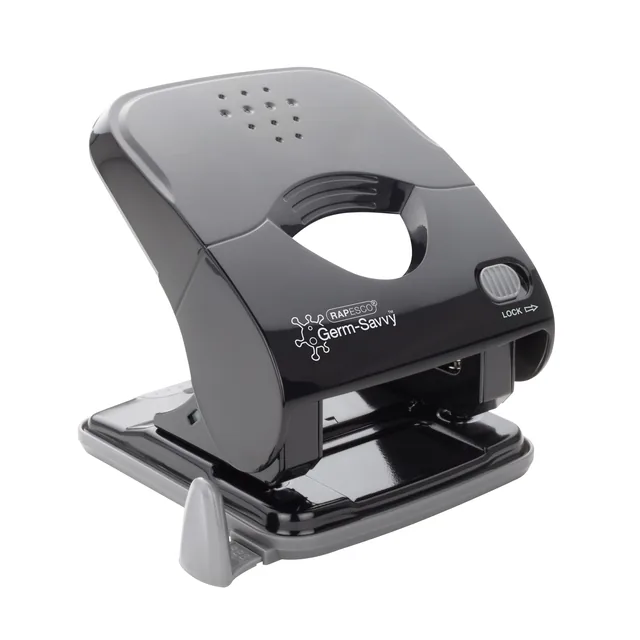 Perforator Rapesco Germ-Savvy X5-40ps 2gaats zwart
