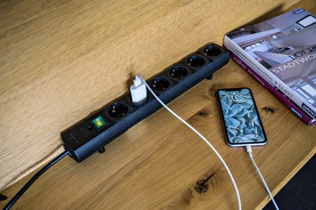 Stekkerdoos Brennenstuhl Comfort Plus 6vdig 2m zw