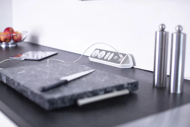 Stekkerdoos Brennenstuhl Estilo 4vdig USB 2m wit