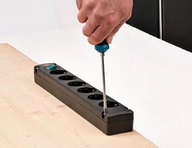Stekkerdoos Brennenstuhl Bremounta 6vdig 3m zwart