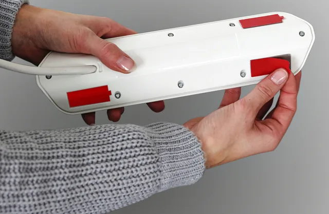 Stekkerdoos Brennenstuhl Estilo 6vdig USB 2m wt
